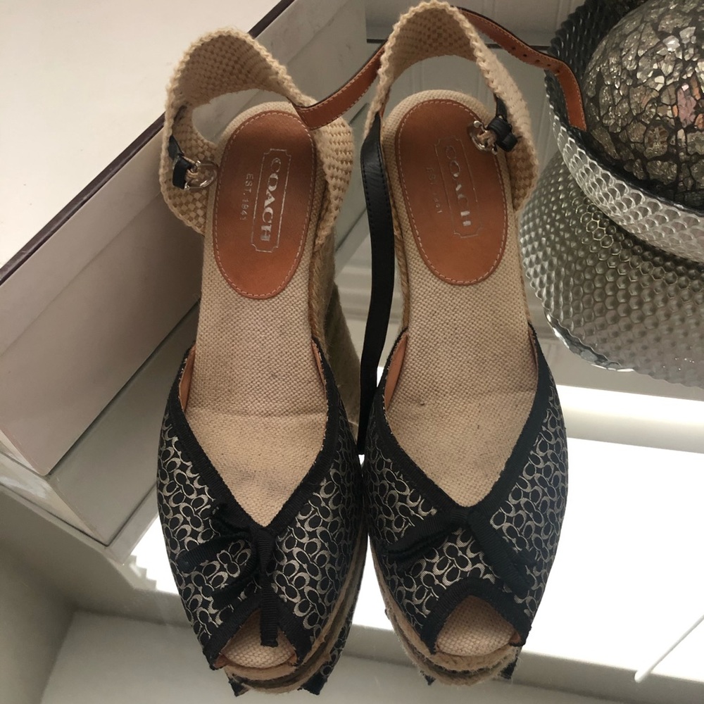Coach wedges